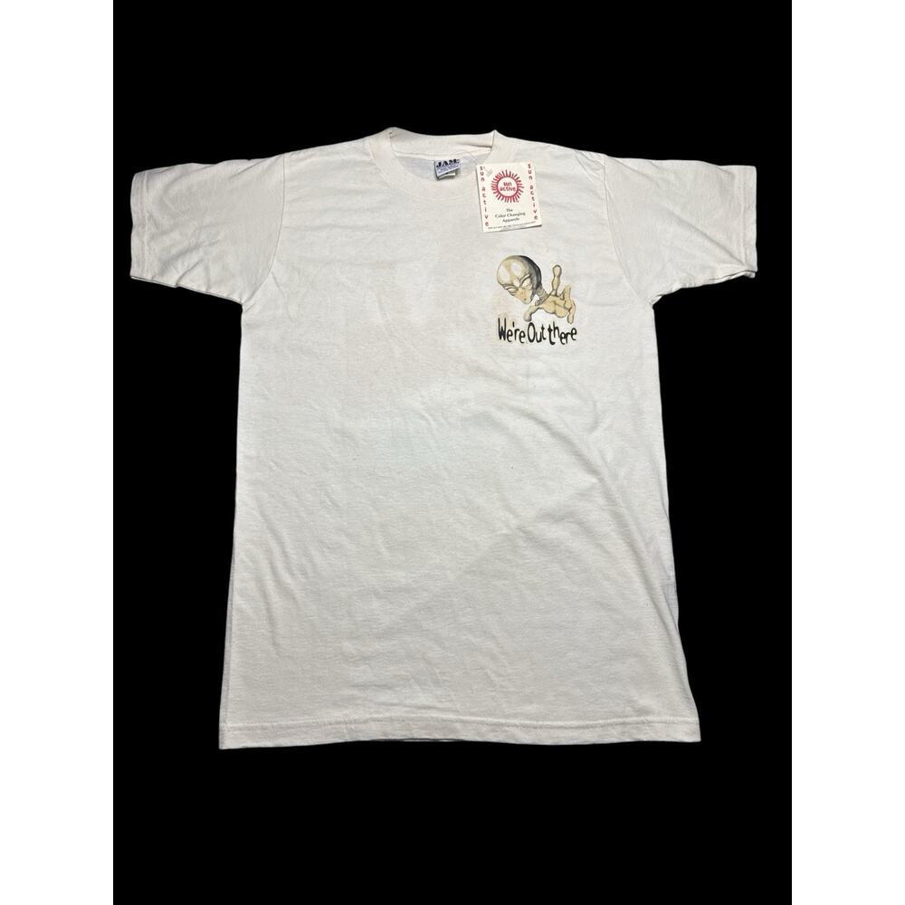 NWT~Vintage JAM Sun Active Alien “We’re Out There” Graphic T-Shirt Size Medium